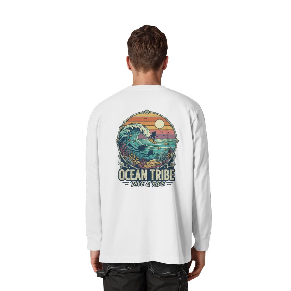 Ocean Tribe - Organic Heavy Oversized Longsleeve T-Shirt