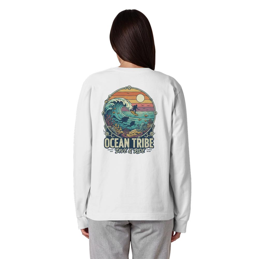 Ocean Tribe - Organic Heavy Oversized Longsleeve T-Shirt