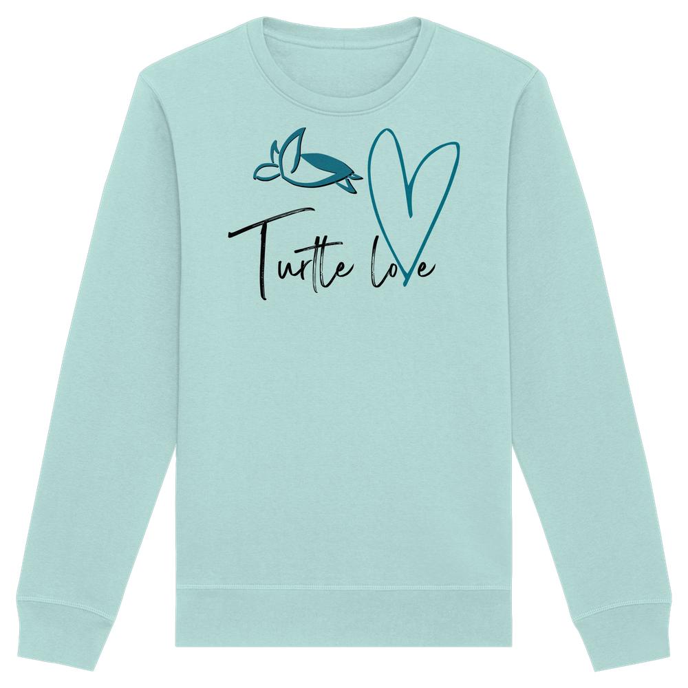 Turtle Love - Organic Basic Unisex Sweatshirt