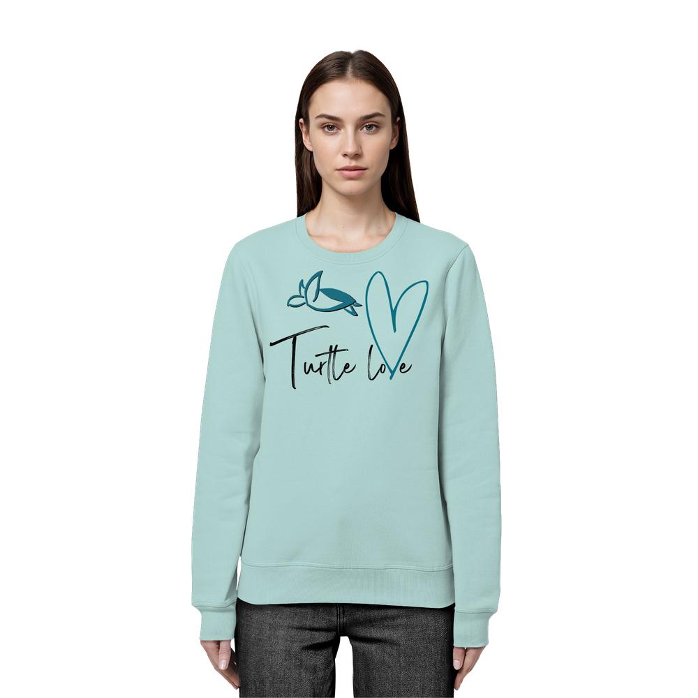Turtle Love - Organic Basic Unisex Sweatshirt