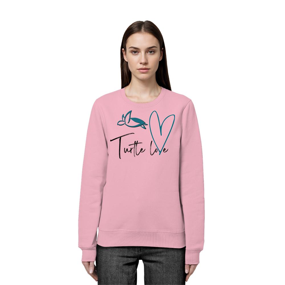 Turtle Love - Organic Basic Unisex Sweatshirt