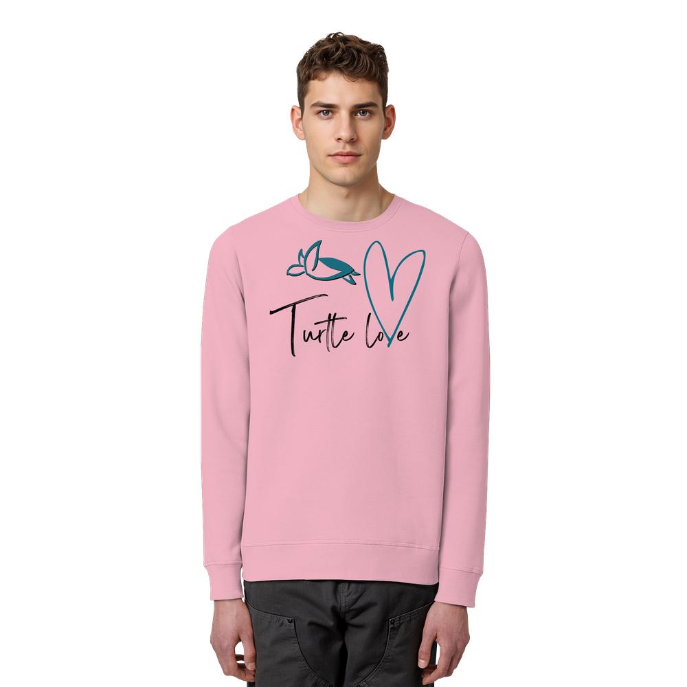 Turtle Love - Organic Basic Unisex Sweatshirt
