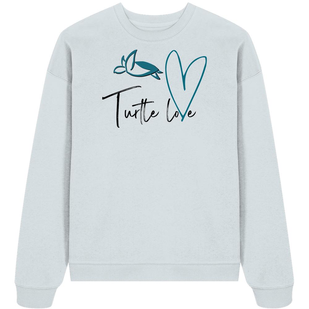 Turtle Love - Organic Oversize Sweatshirt