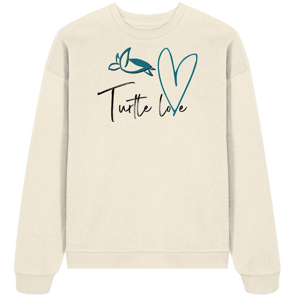 Turtle Love - Organic Oversize Sweatshirt