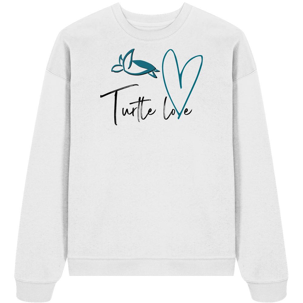 Turtle Love - Organic Oversize Sweatshirt