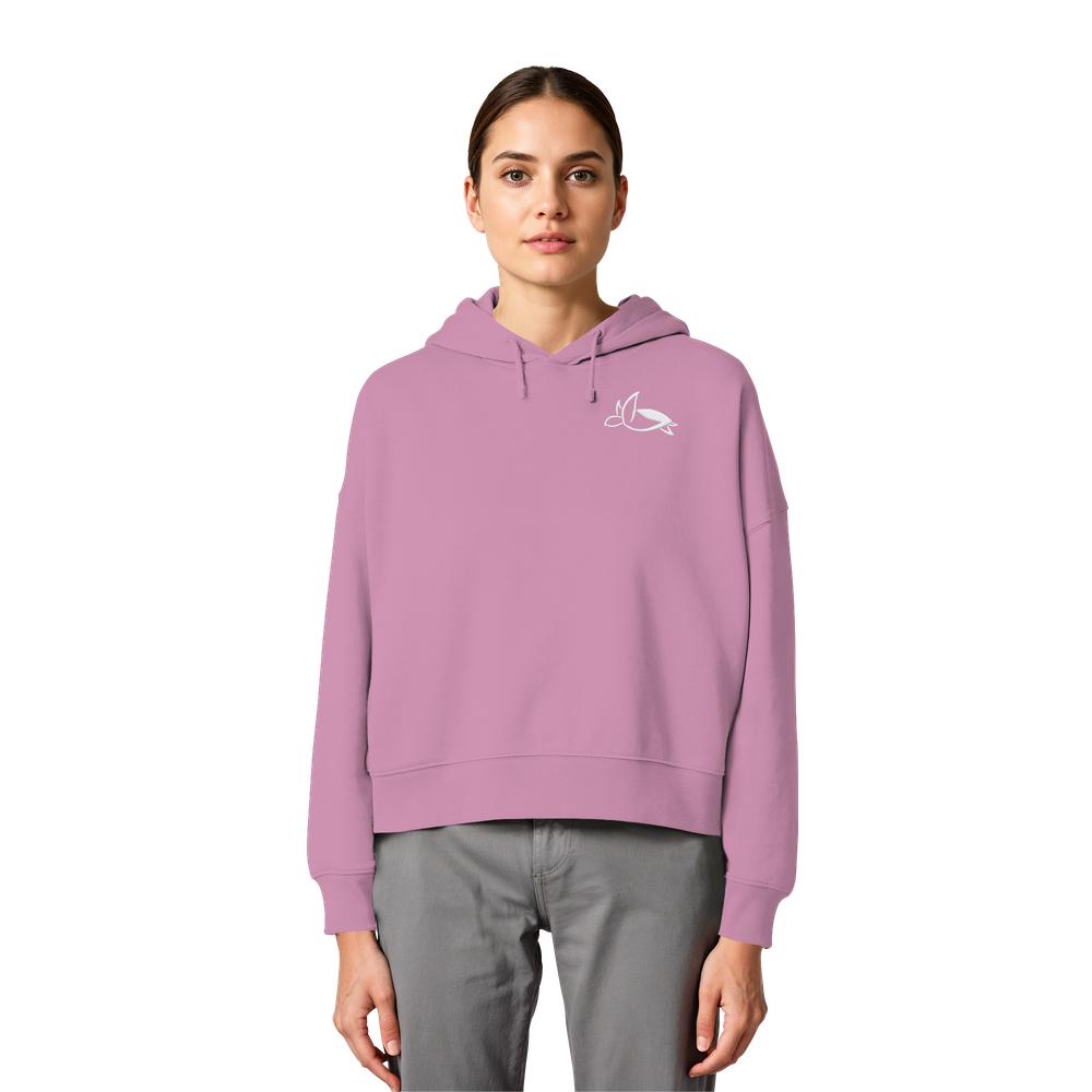 Ocean Xenios Elegant - Stick - Womens Organic Boxcut Hoodie