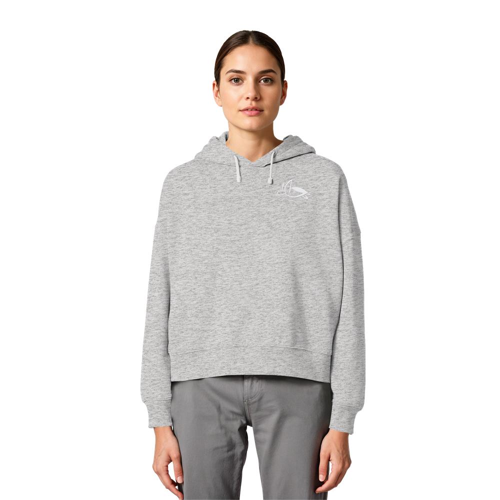 Ocean Xenios Elegant - Stick - Womens Organic Boxcut Hoodie