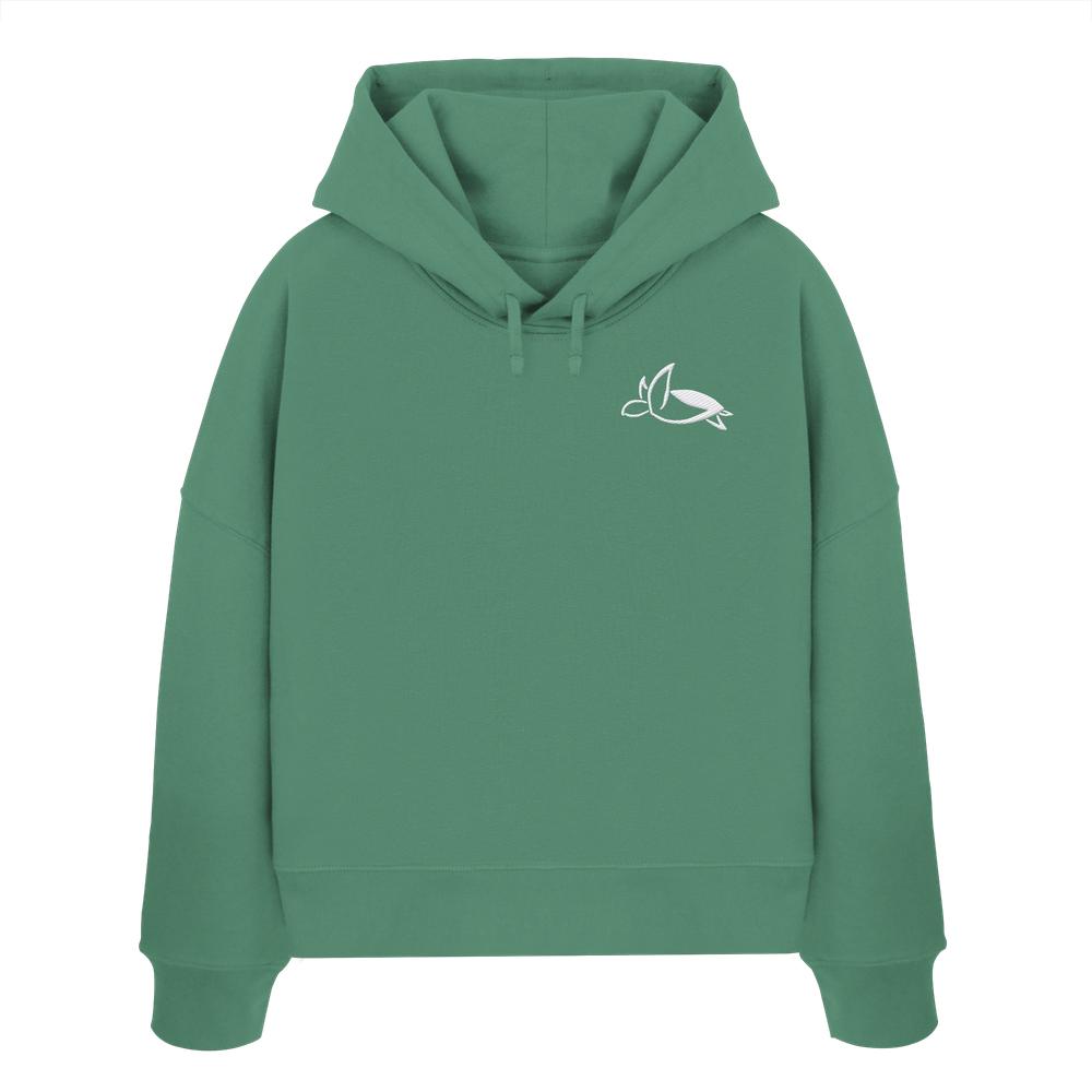 Ocean Xenios Elegant - Stick - Womens Organic Boxcut Hoodie