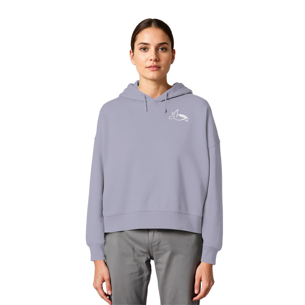 Ocean Xenios Elegant - Stick - Womens Organic Boxcut Hoodie