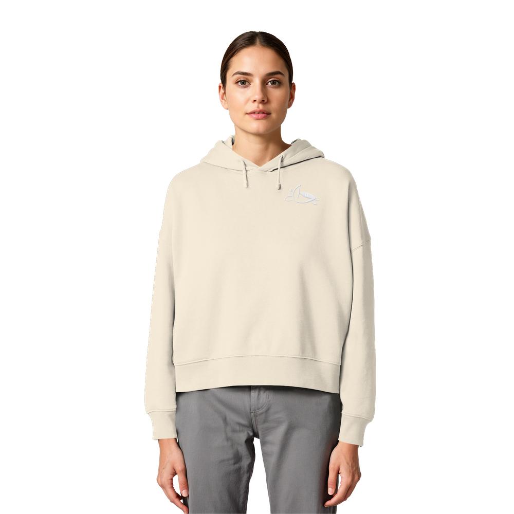 Ocean Xenios Elegant - Stick - Womens Organic Boxcut Hoodie