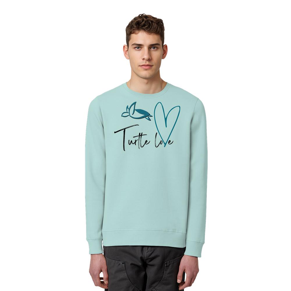 Turtle Love - Organic Basic Unisex Sweatshirt