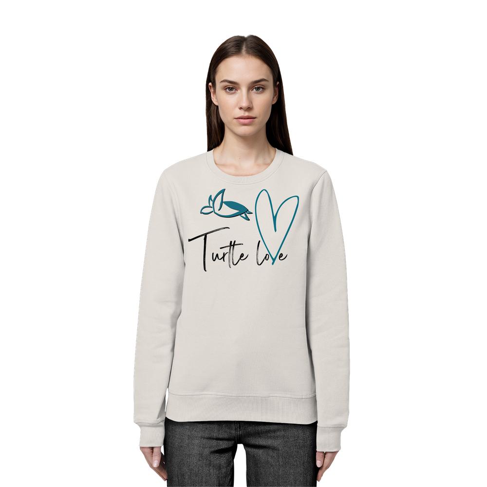 Turtle Love - Organic Basic Unisex Sweatshirt