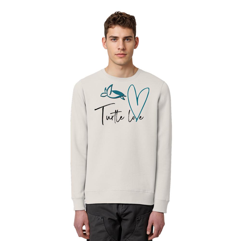 Turtle Love - Organic Basic Unisex Sweatshirt