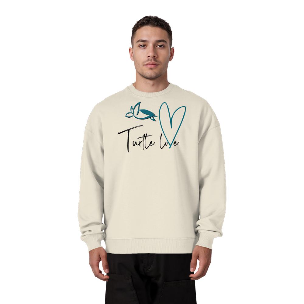 Turtle Love - Organic Oversize Sweatshirt