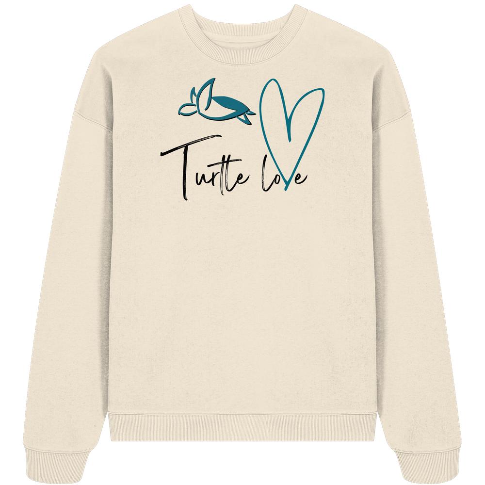 Turtle Love - Organic Oversize Sweatshirt