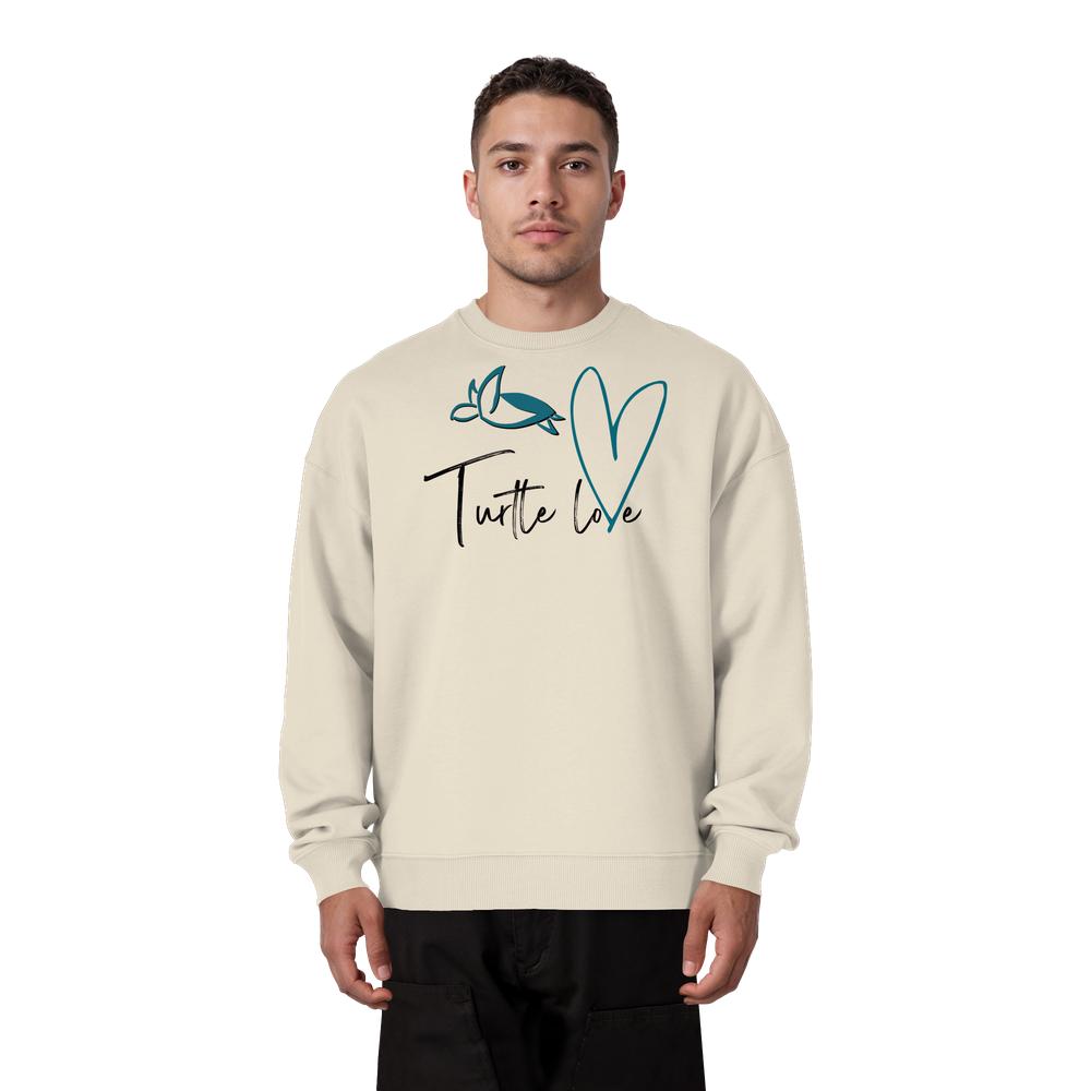 Turtle Love - Organic Oversize Sweatshirt