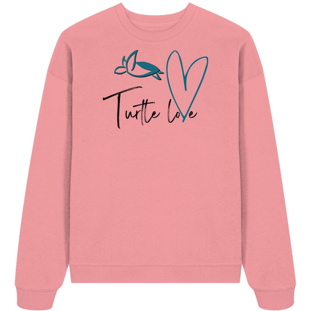 Turtle Love - Organic Oversize Sweatshirt