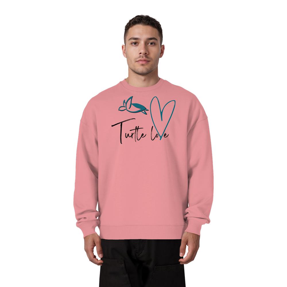 Turtle Love - Organic Oversize Sweatshirt
