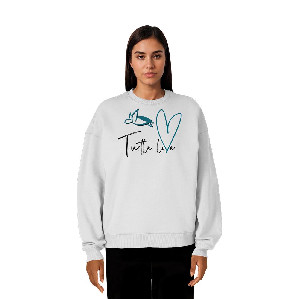 Turtle Love - Organic Oversize Sweatshirt