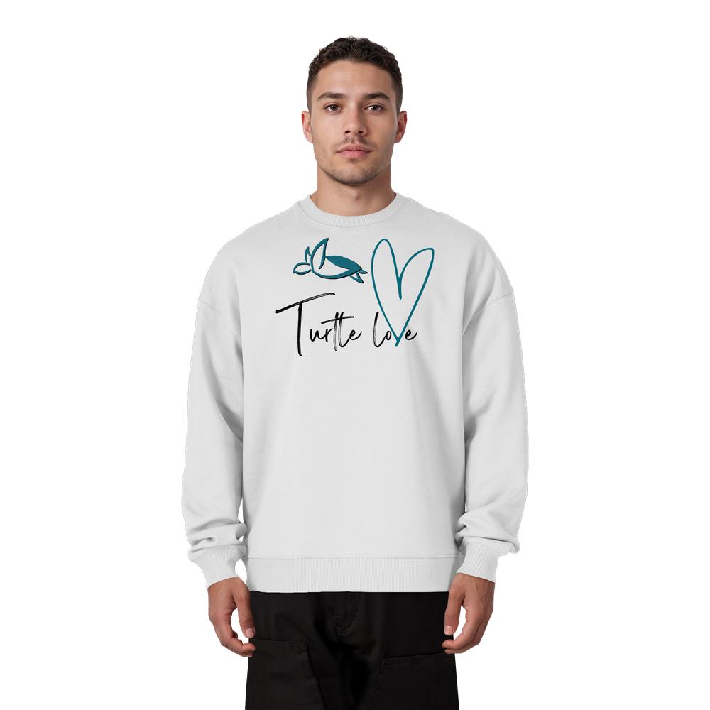 Turtle Love - Organic Oversize Sweatshirt