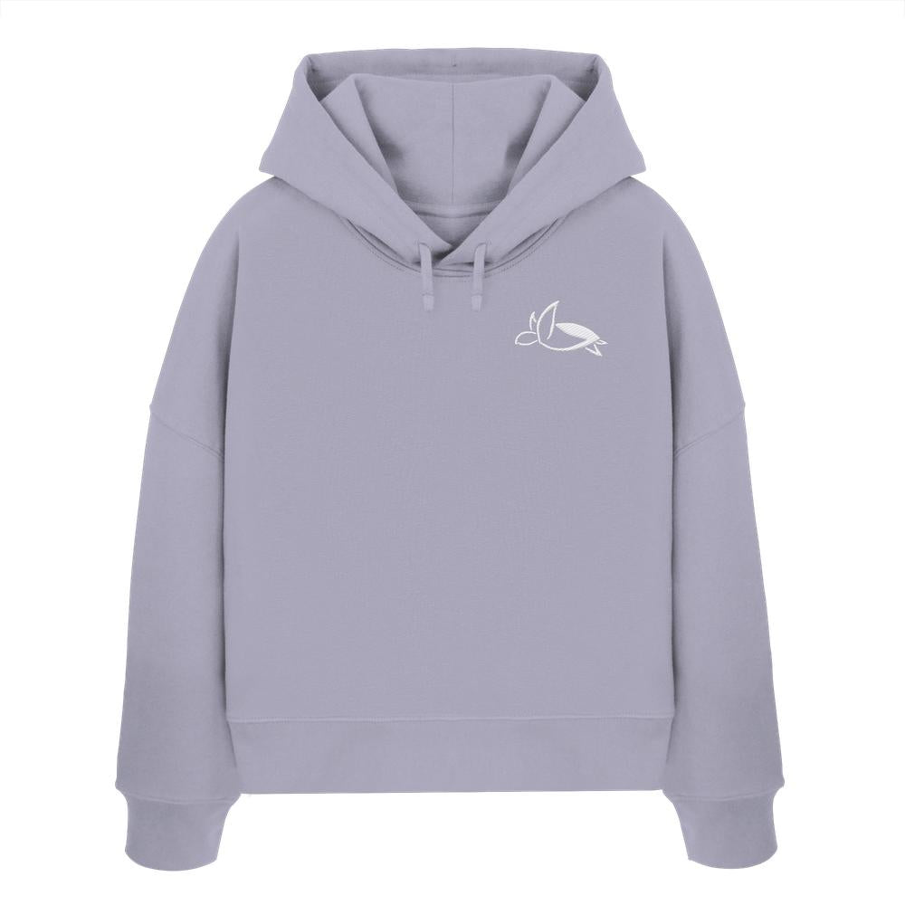 Ocean Xenios Elegant - Stick - Womens Organic Boxcut Hoodie